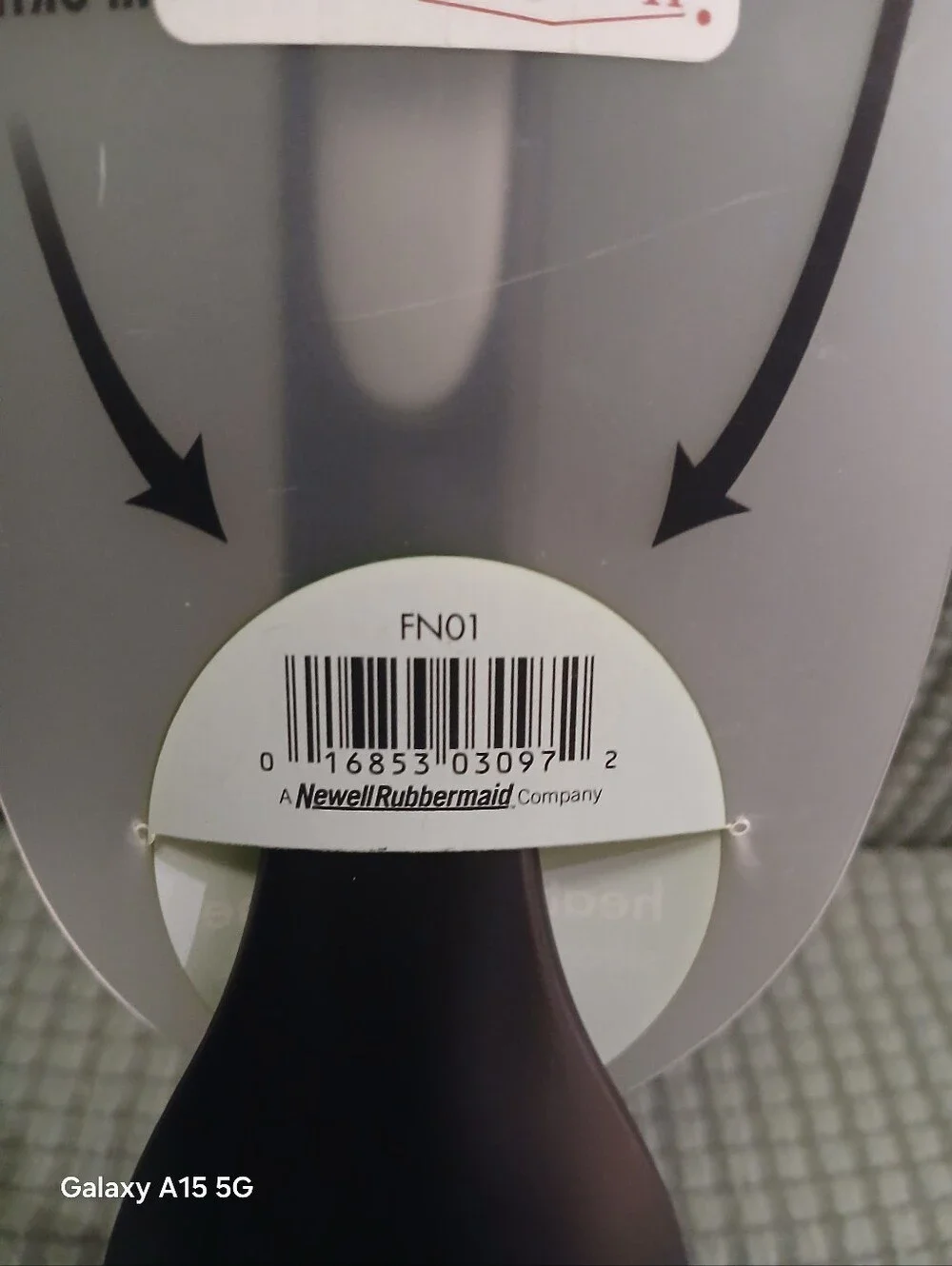 New Calphalon Black and Gray Silicone Cooking Spoon (080426A)